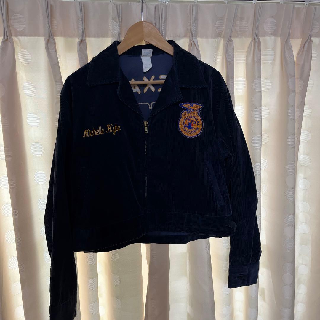 限界値下げ　80s FFA ジャケット TEXAS 茄子紺 90s キムタク着用