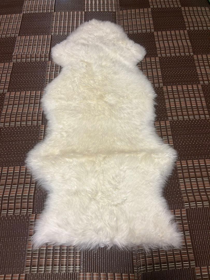 のりちゃん用　ムートン1.５匹　３枚　ホワイト