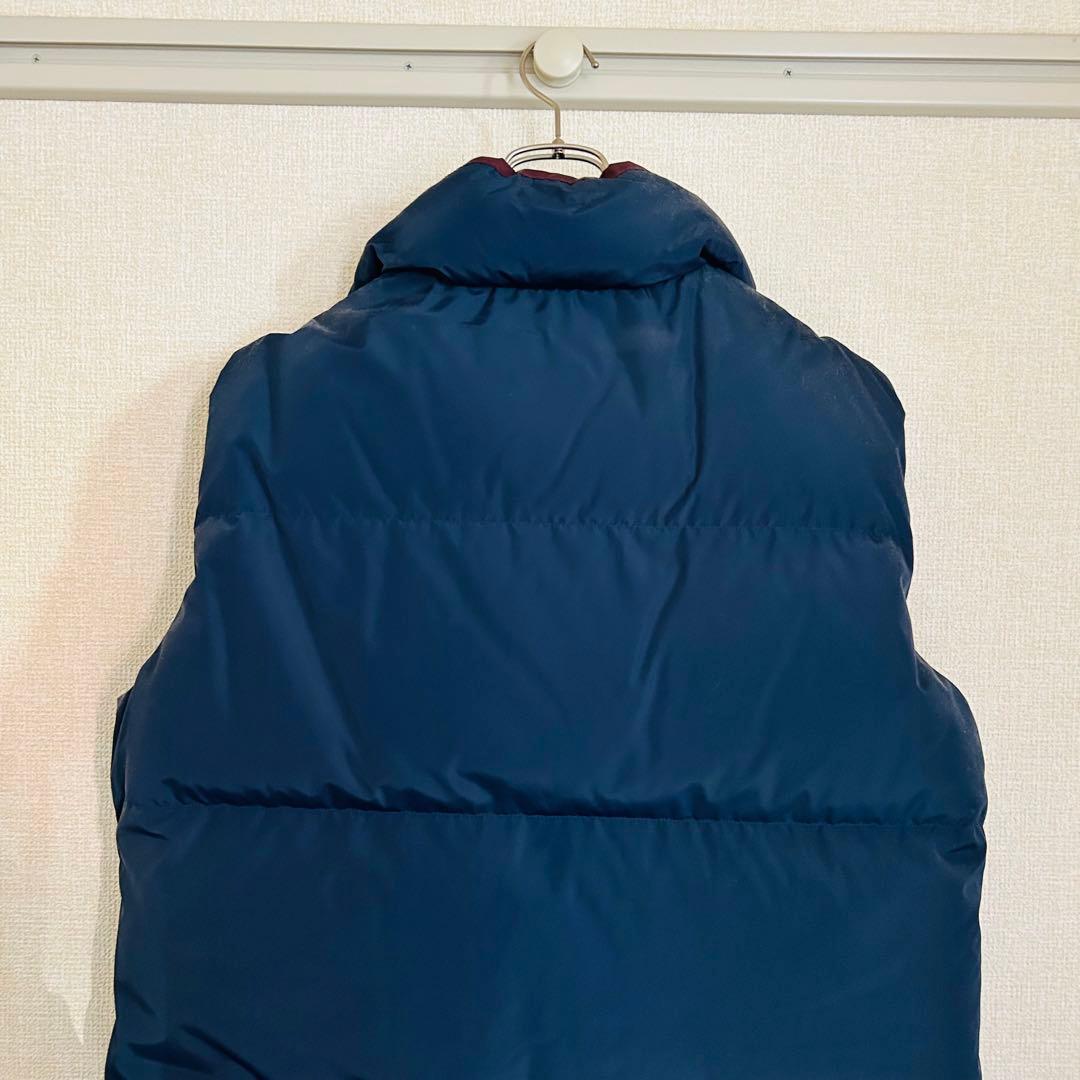 【未使用品】ToryBurch トリーバーチ　ダウン　ベスト　ネイビー　ボルドー