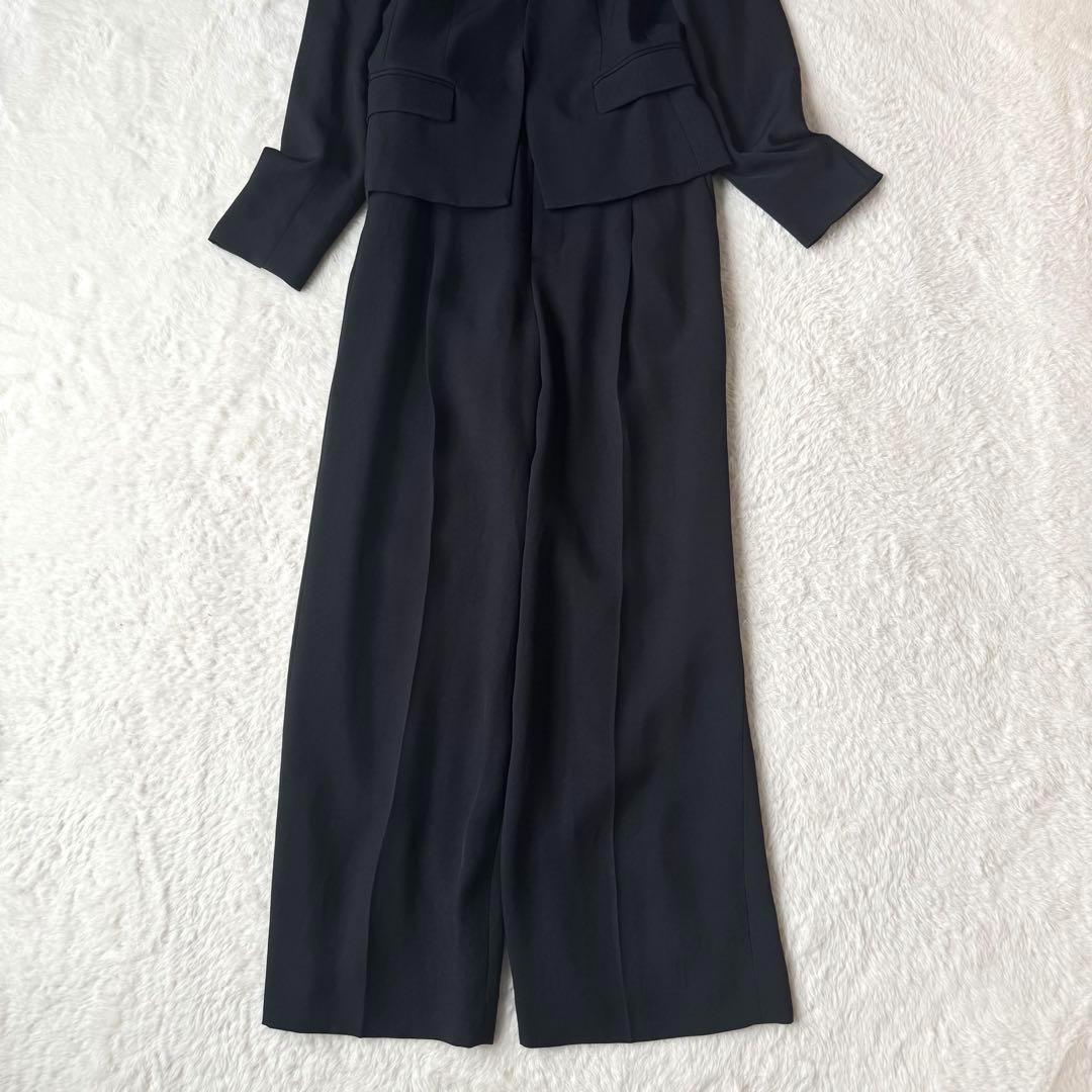 【美品】マッキントッシュロンドン　セットアップ　パンツスーツ　ノーカラー　36