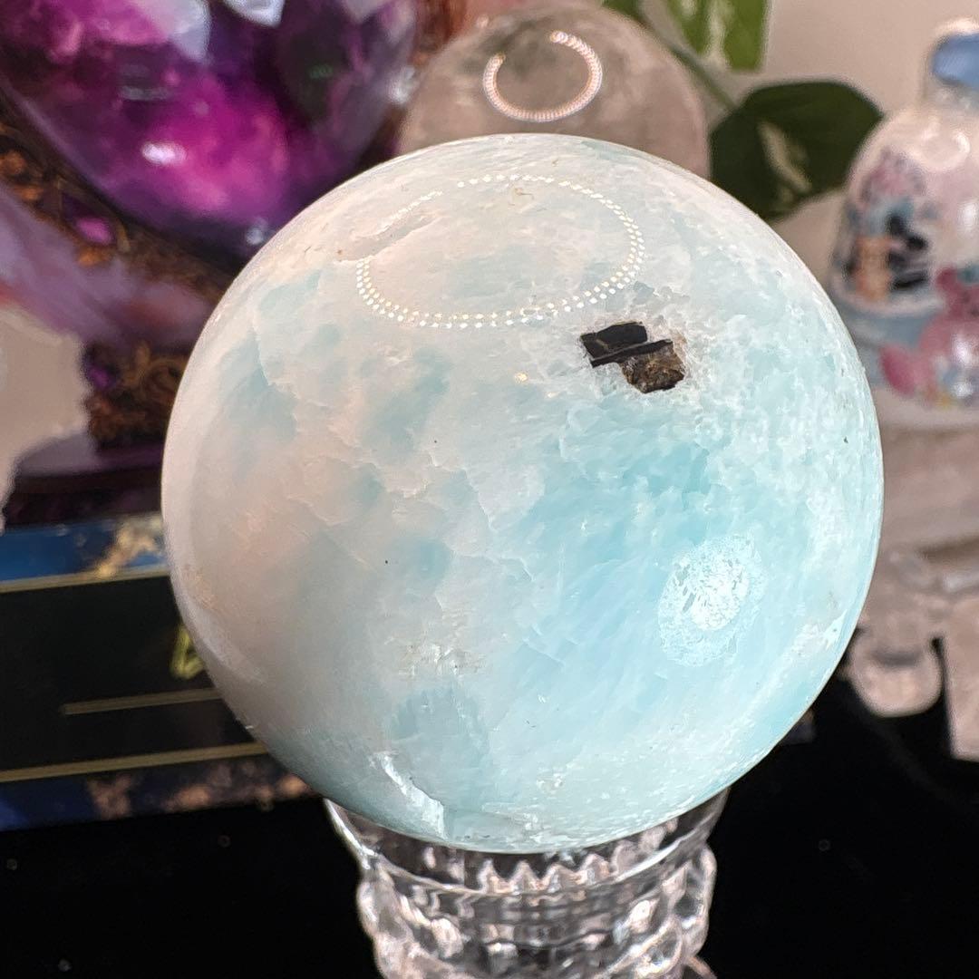 ブルーアラゴナイトスフィア♡♡No.2525