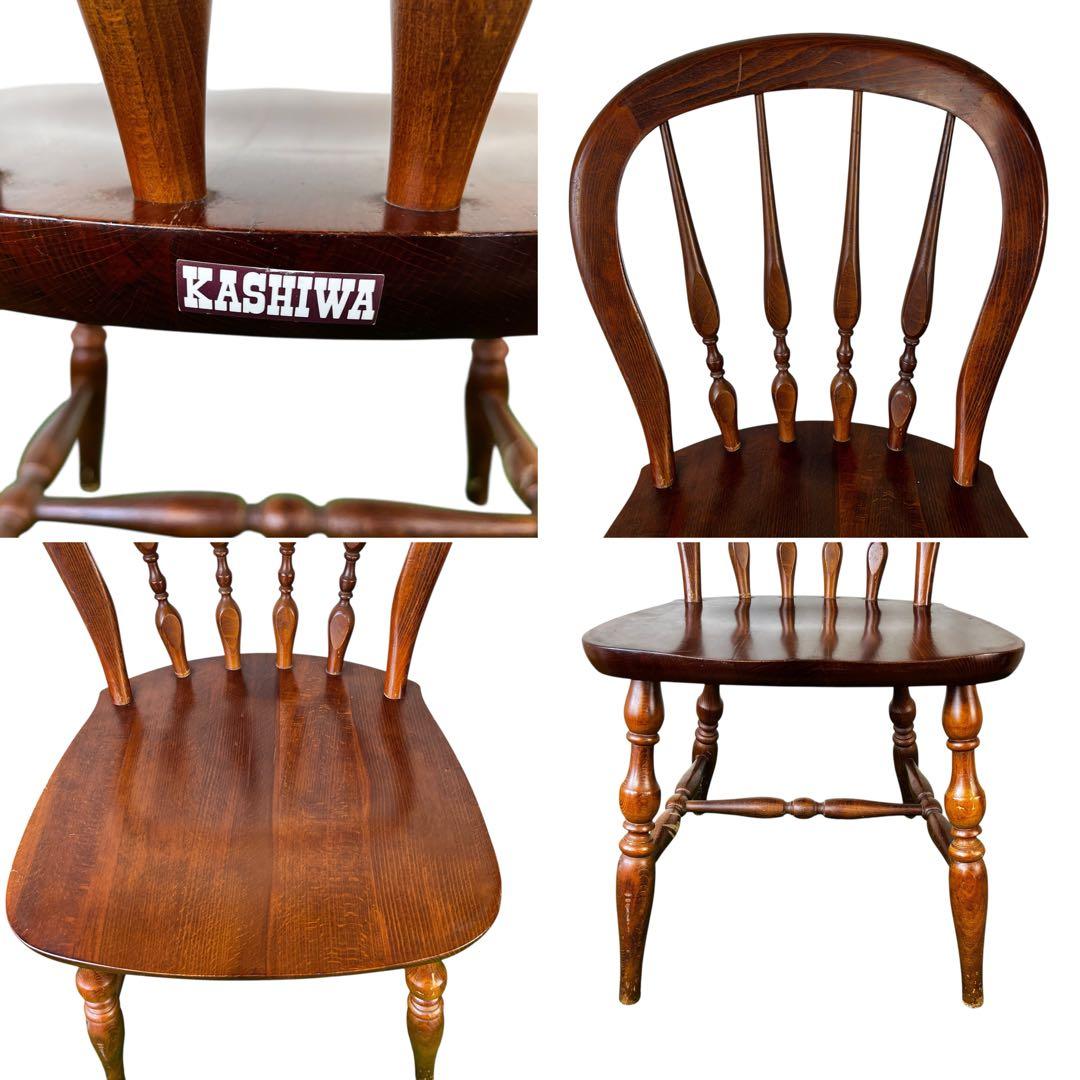 ✨ KASHIWA ✨ 柏木工 ウィンザーチェア ダイニングチェア 2脚セット