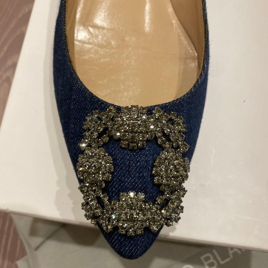 【期間限定お値下げ中】マノロブラニク　デニム　ハンギシ　36.5