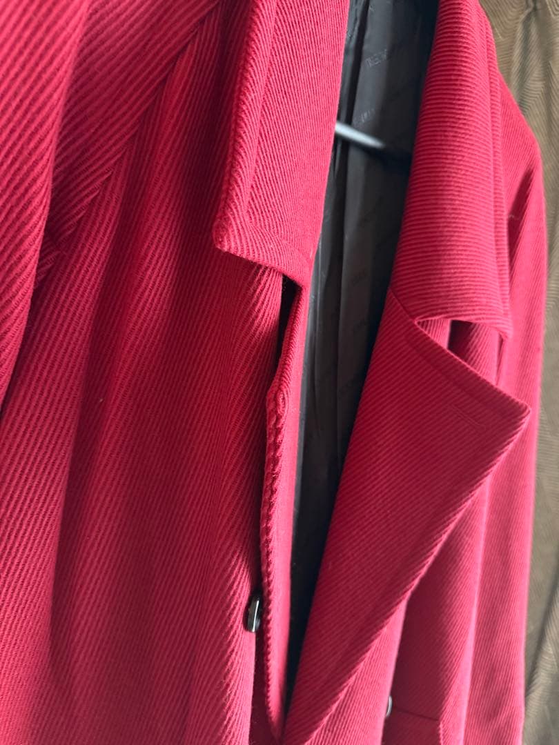 JOHN LAWRENCE SULLIVAN 赤 チェスターコート