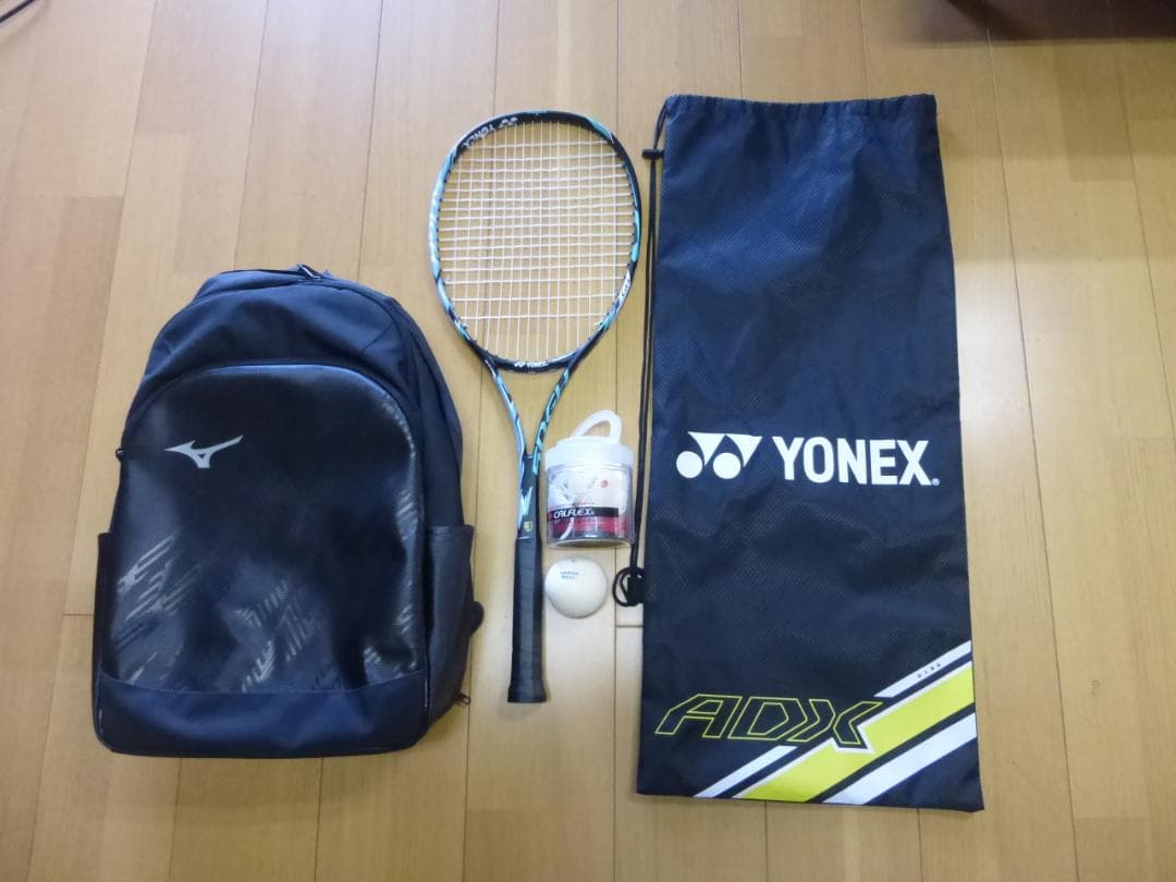 全部未使用 ラケット ADX50GHG + ミズノバックパックTOUR01b