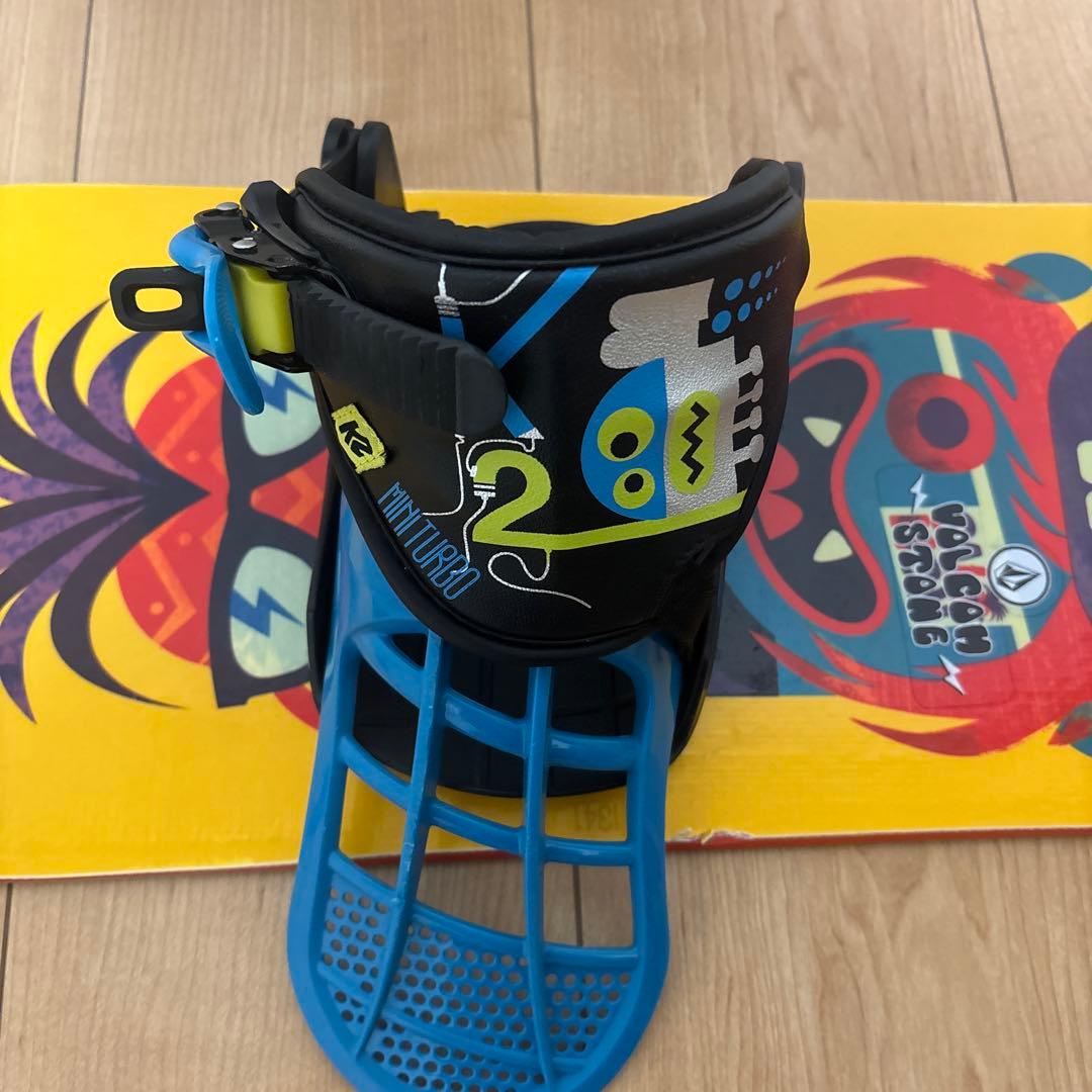【写真追加】　サロモン スノーボード100cm　ビンディング　キッズ　2点セット