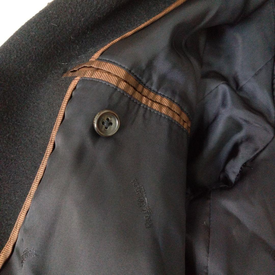 希少　ポールスチュアート　カシミヤ100%ステンカラーコート　ブラック　サイズM
