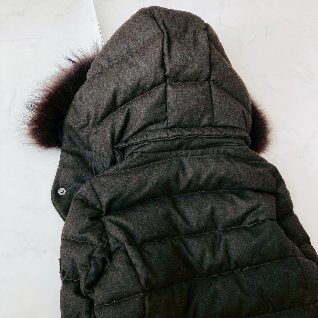 極美品✨️タトラス　ラビアナ　ダウンコート　ダークブラウン　サイズ01