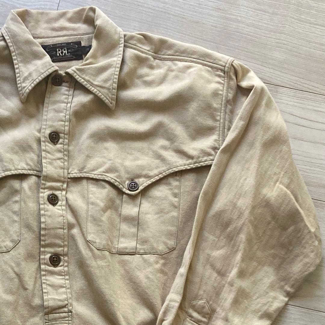 RRL ダブルアールエル　ウェスタンシャツ　プルオーバー　三ツ星タグ　初期　希少