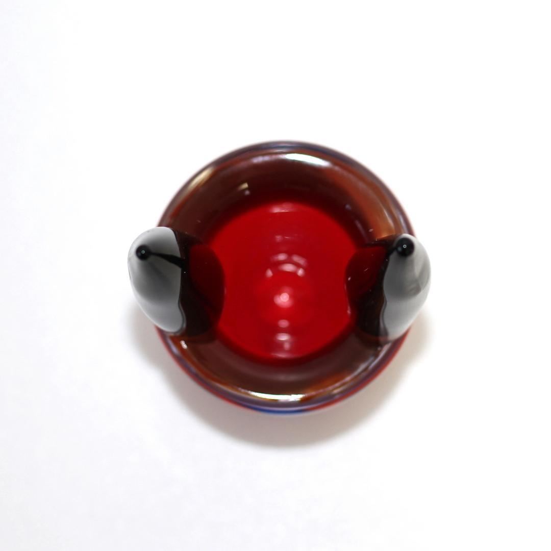 【超貴重な後期作品】エリックホグラン ガラスオブジェ　北欧ヴィンテージ　サイン有