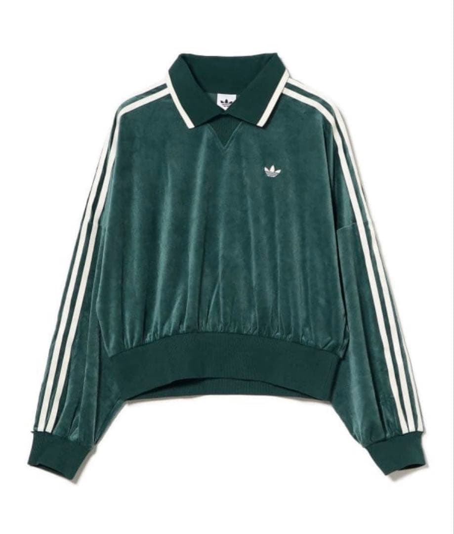 ◆新品 タグ付き◆adidas ベロア トップス ジャージ 花柄