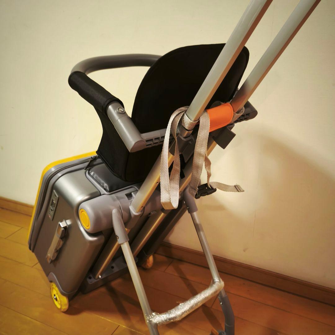 スーツケース 子供が乗れるキャリーケース イエロー 機内持ち込み