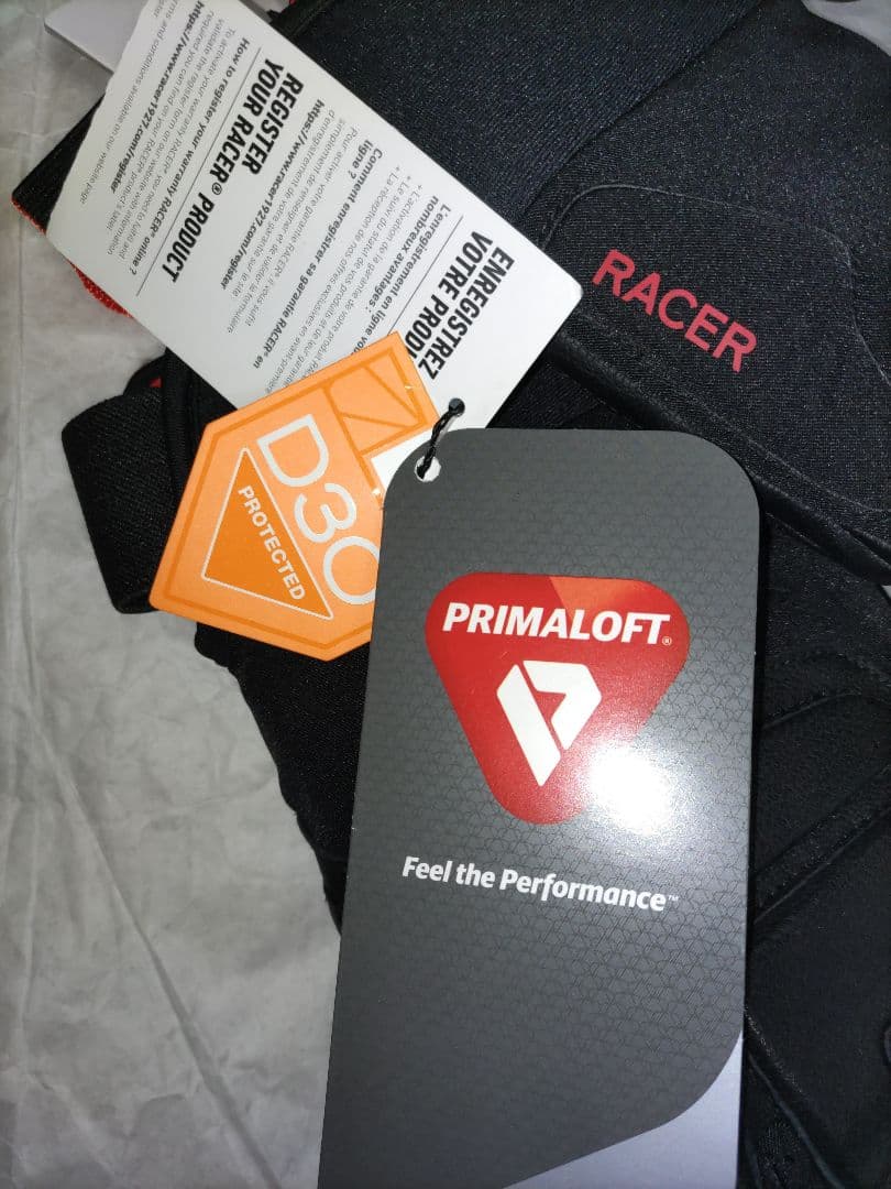 b 新品タグ付き RACER レーサー レーシング グラブ サイズ L