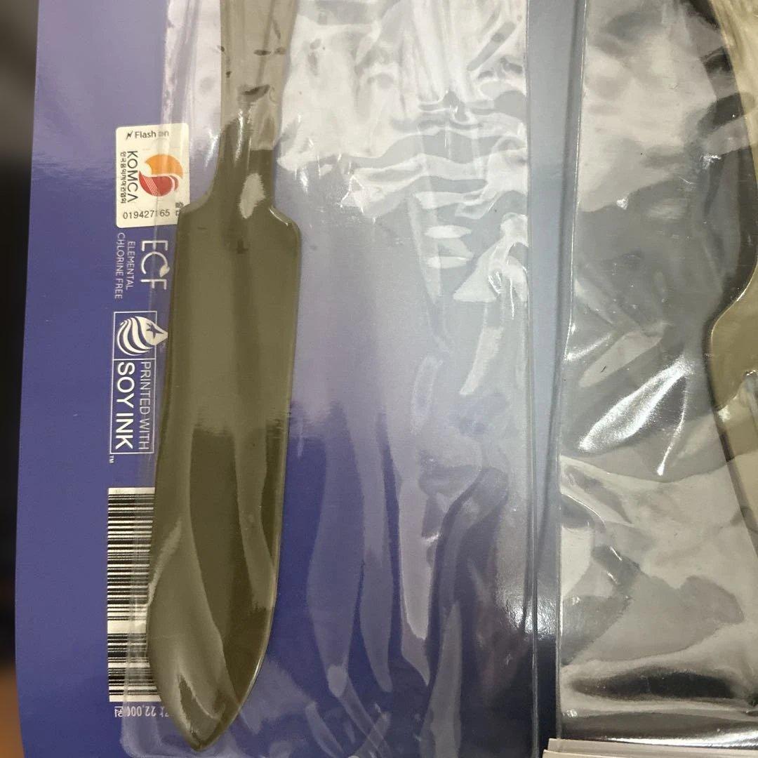 BRUNT チタンスプーン　フォーク　ナイフ　オリーブ　3点セット　未使用