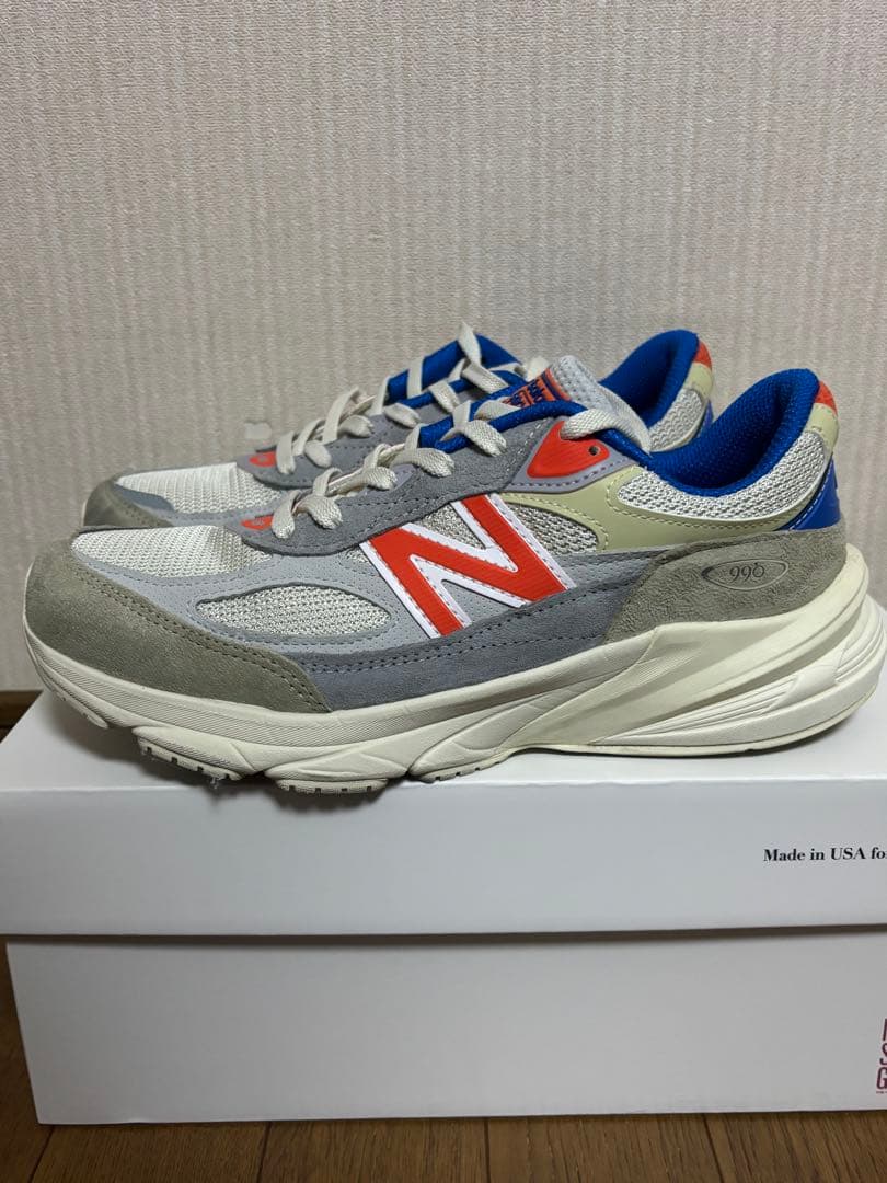 ホワイトKITH × NewBalance 990V6 \"'Sanddrift\"