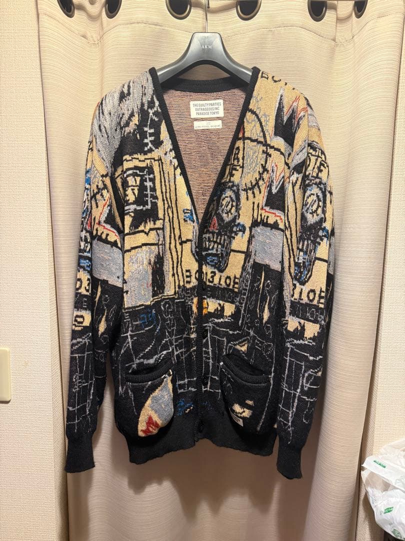 ロ*ネ様 ワコマリア　カーディガン　バスキア　XL