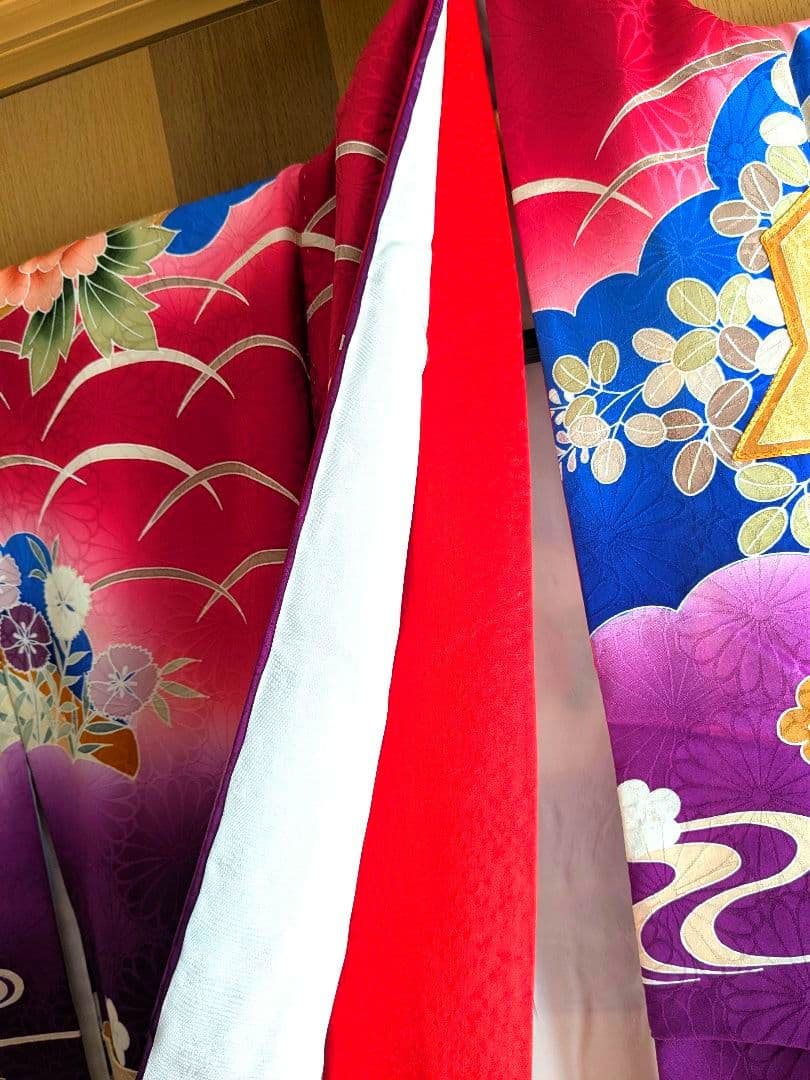 着物　振袖　和装　金箔　成人式　結婚式　晴れ着