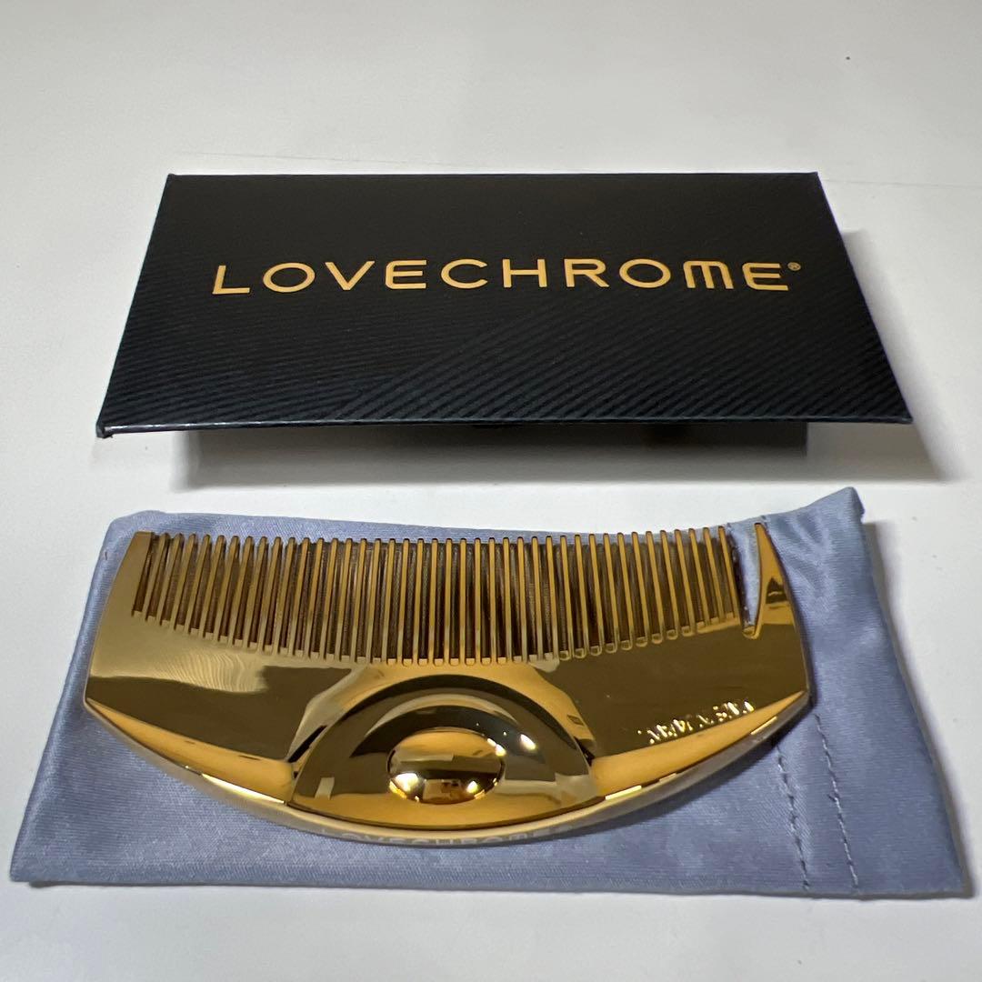 G699 LOVECHROMEラブクロム(R)K24GPツキ ゴールド美髪コーム