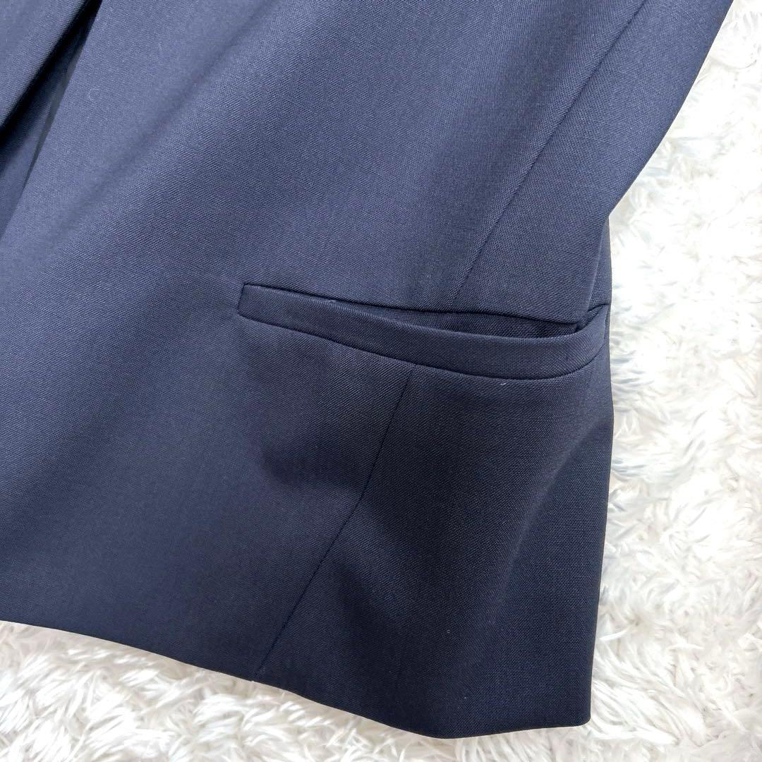 【美品】 Theory　パンツスーツ　オフィスウェア　セットアップ　紺　0サイズ