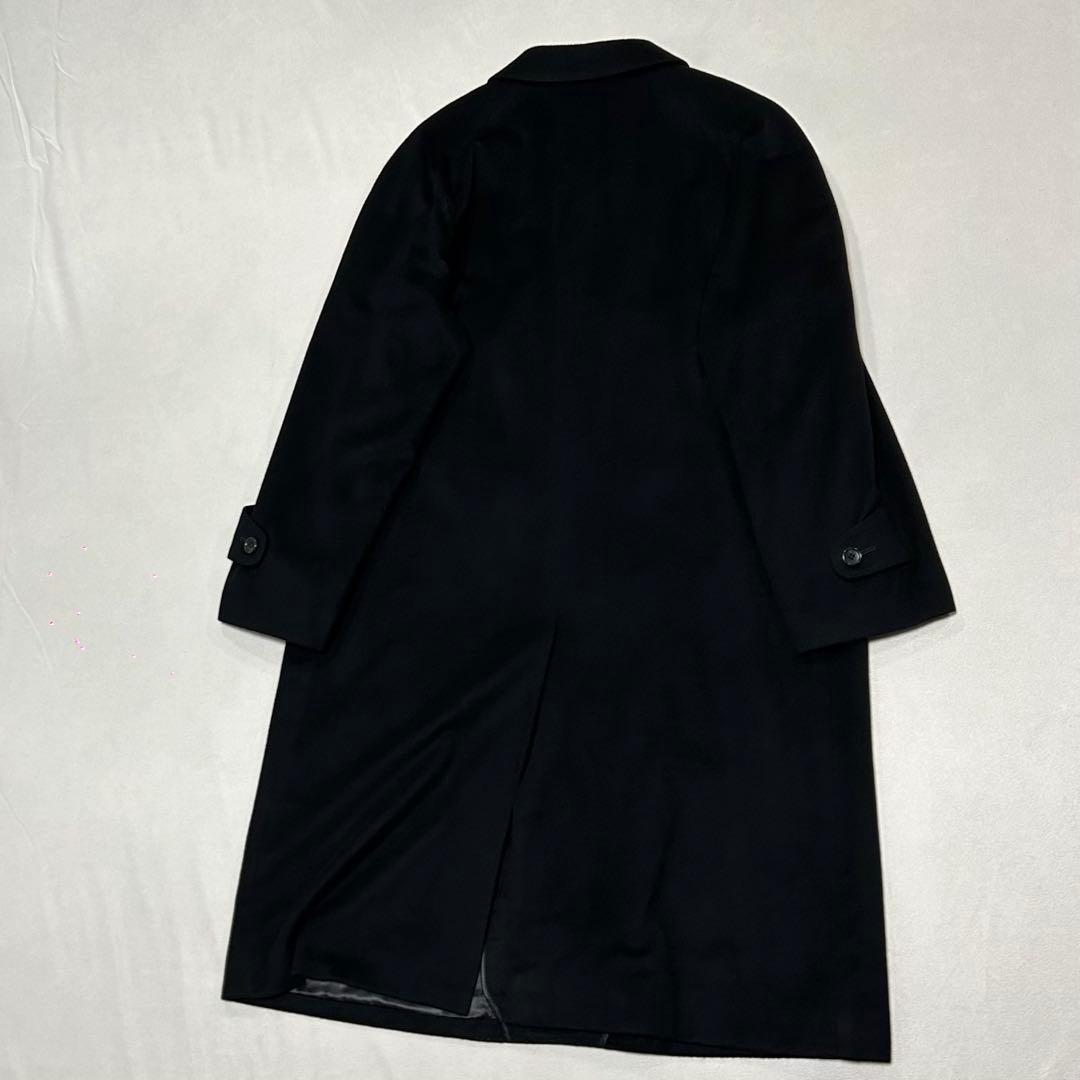 90s イギリス製 カシミヤ100% ラグラン バルマカーンコート ステンカラー