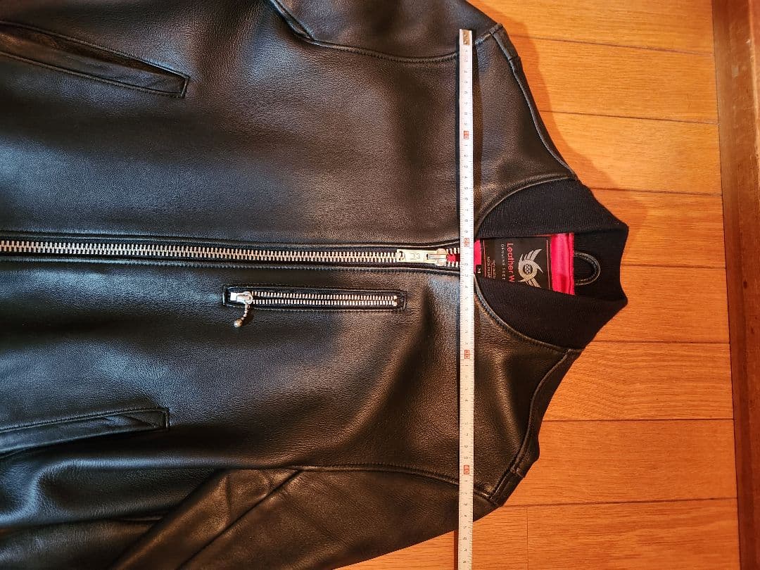 666Leather Wear 稀少MAー１Typeジャケット M ブラック