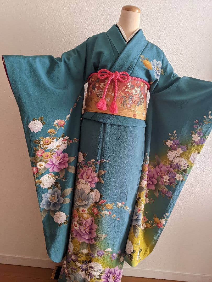 ✨【後藤久美子ブランド豪華お振袖フルセット 】リバーシブル袋帯・襦袢・小物付き