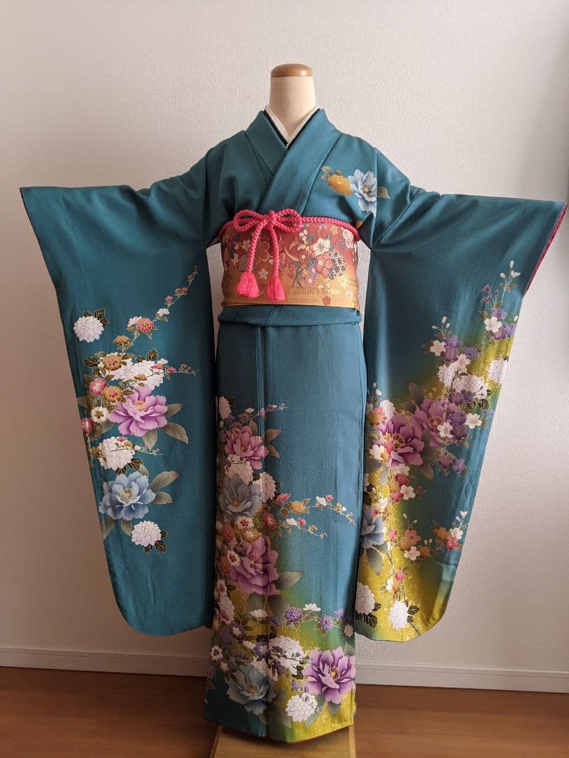 ✨【後藤久美子ブランド豪華お振袖フルセット 】リバーシブル袋帯・襦袢・小物付き