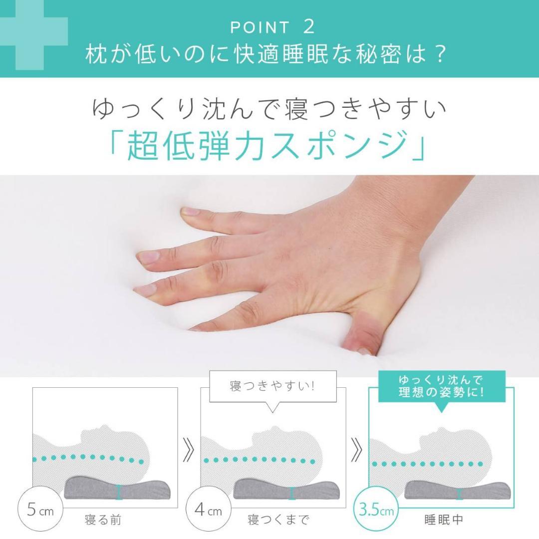 猫背改善 低反発まくら 姿勢補正 ゆったりサイズ