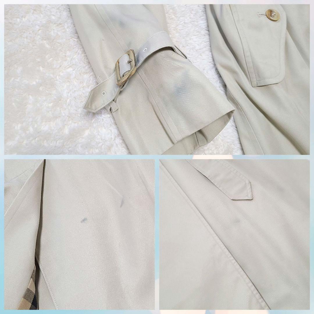 【人気】　バーバリー　トレンチコート　ノバチェック　ロング　ベルト　シングル