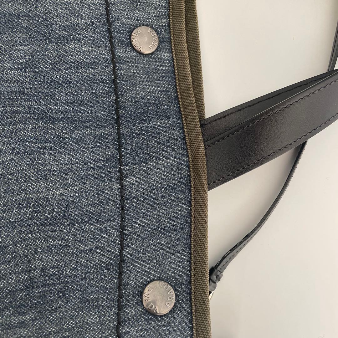 プラダ　デニム　トートバッグ
