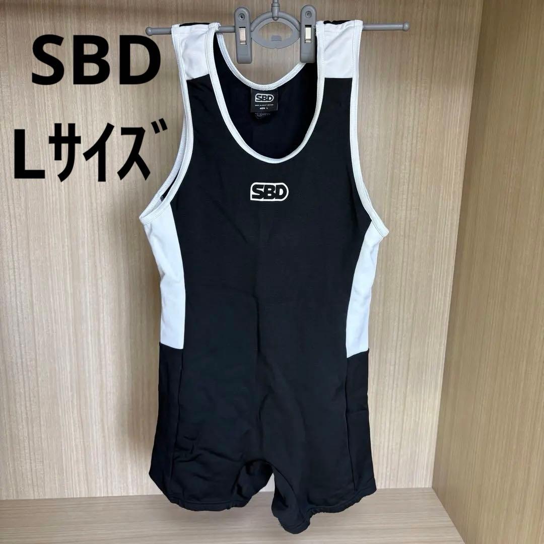 SBD シングレット　パワーリフティング スーツ Ｌ　黒/白
