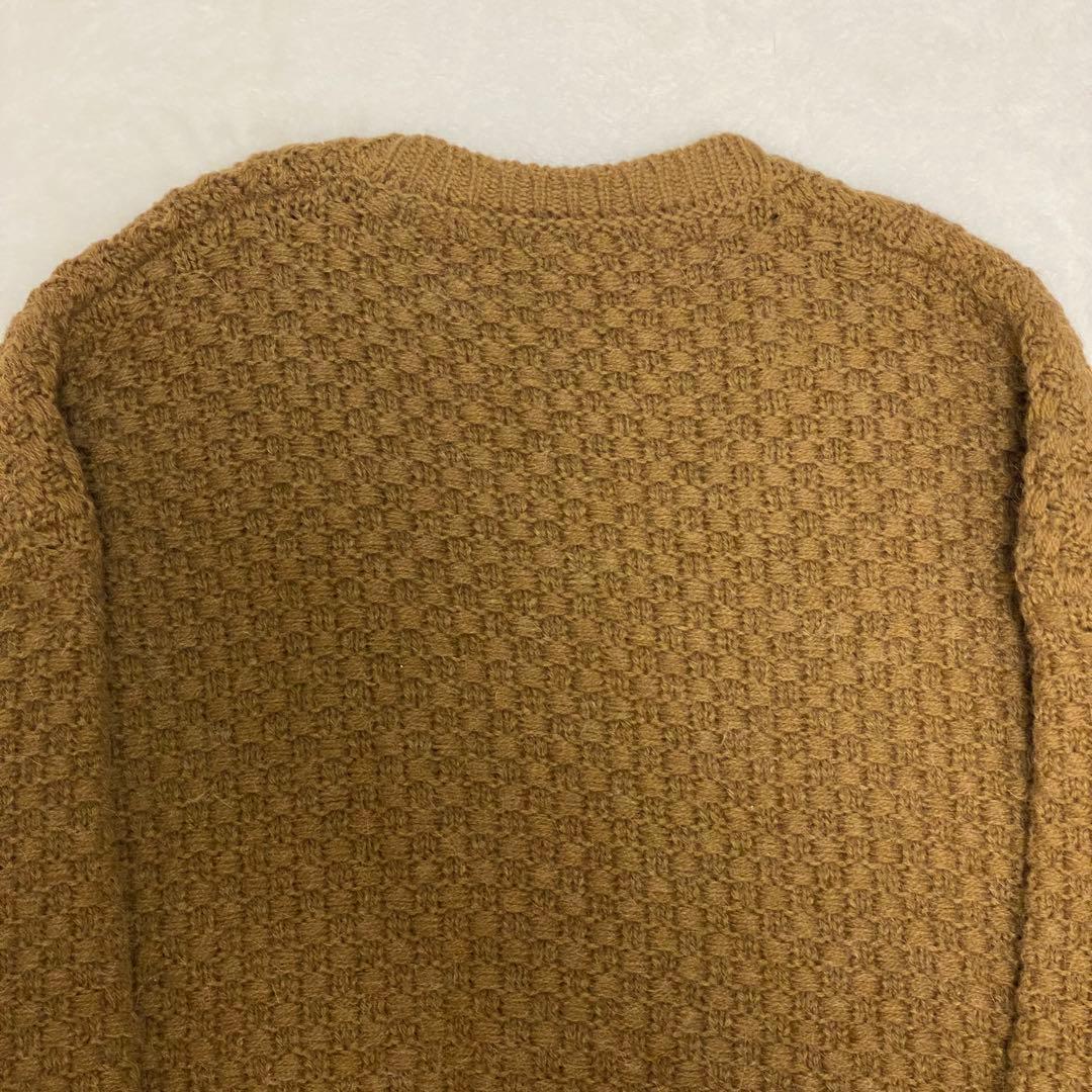 高橋海斗着用✨DSQUARED2 ビッグカーディガン アルパカ混 レザーワッペン