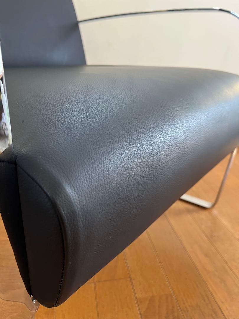 アメリカ　ラザール　本革ラウンジチェア　① ミッドセンチュリー　アールデコ　美品