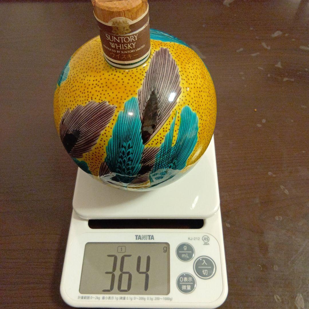 サントリーウイスキー　九谷焼（空き瓶）