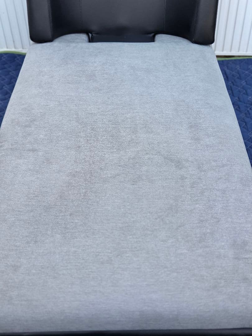 ニトリ 布張りカウチソファ ポーション2KD GYオットマンスタイル直接引取限定