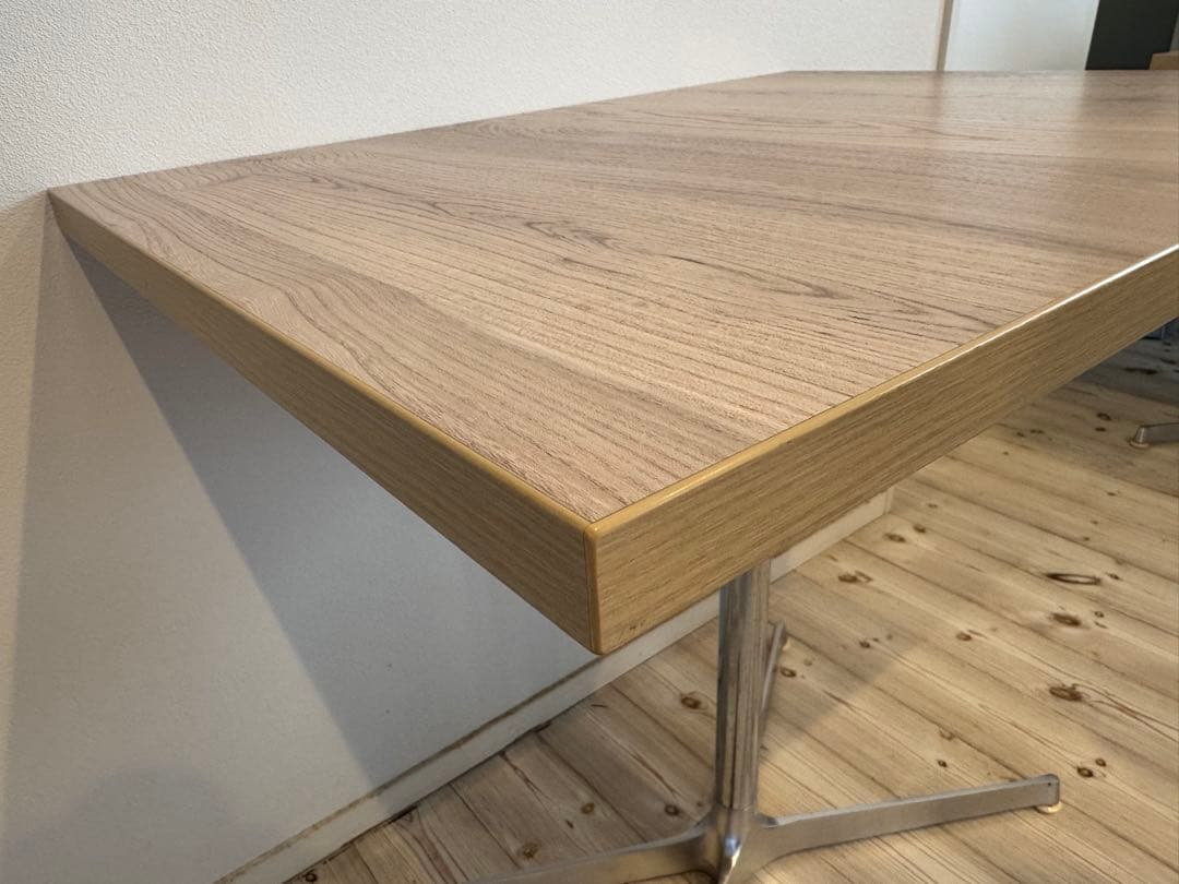 カフェ 長方形テーブル 60×80cm高さ75cm 1本脚 業務用②