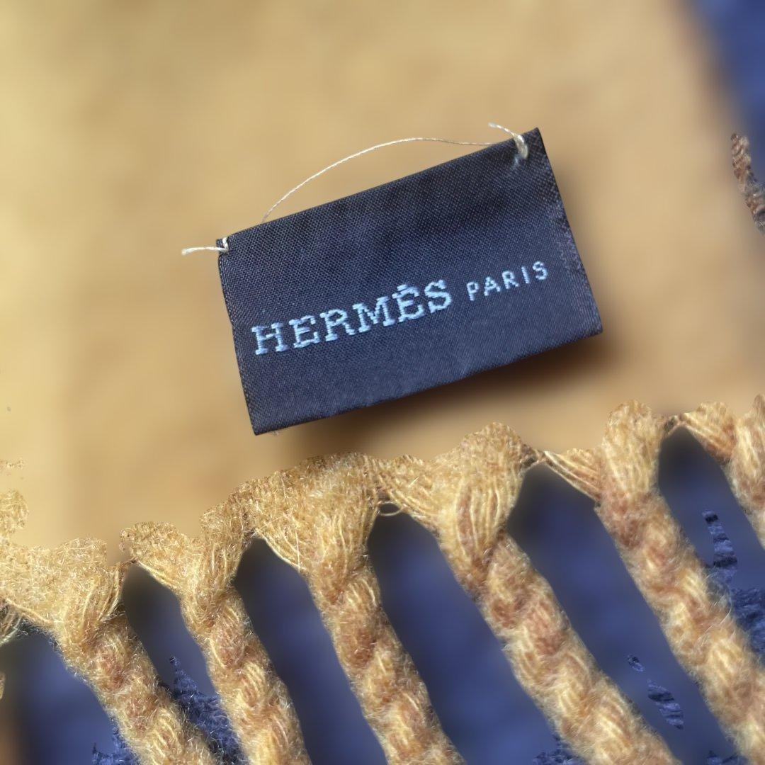 【美品】HERMES マフラー