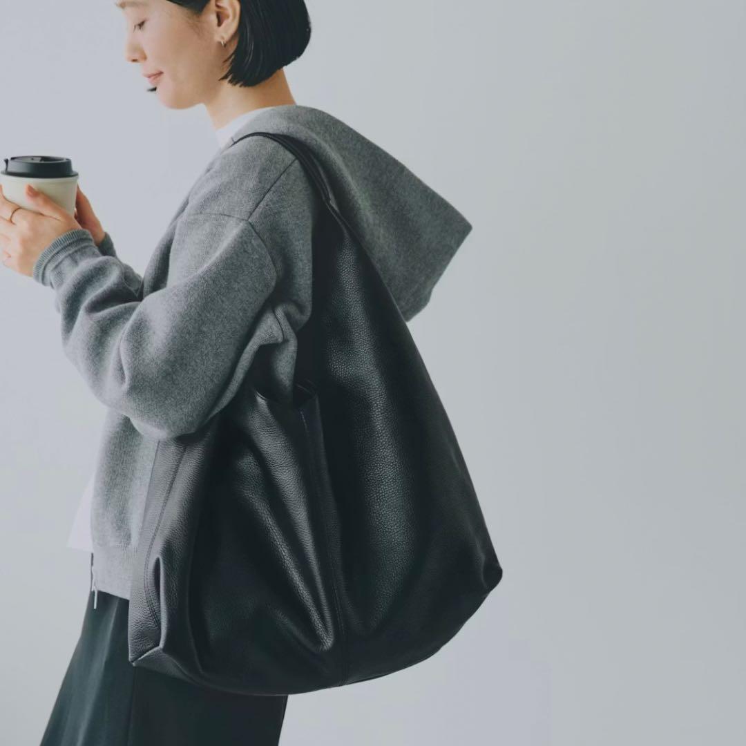 【北欧暮らしの道具店】AULENTTI レザートートバッグ ブラック