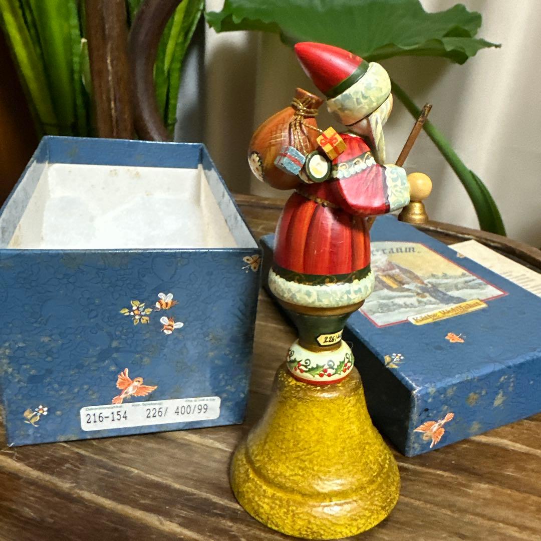 Kathe Wohlfart 1999年　サンタクロースベル 箱付き