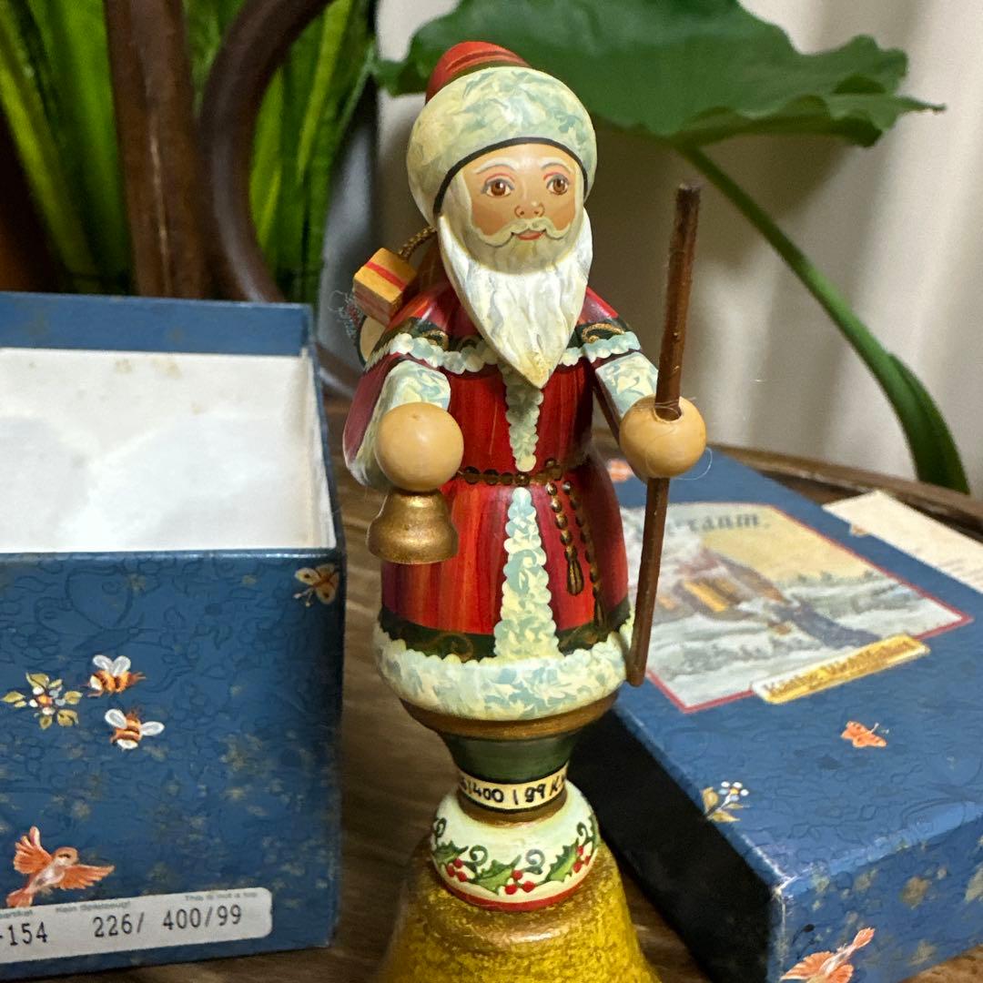 Kathe Wohlfart 1999年　サンタクロースベル 箱付き