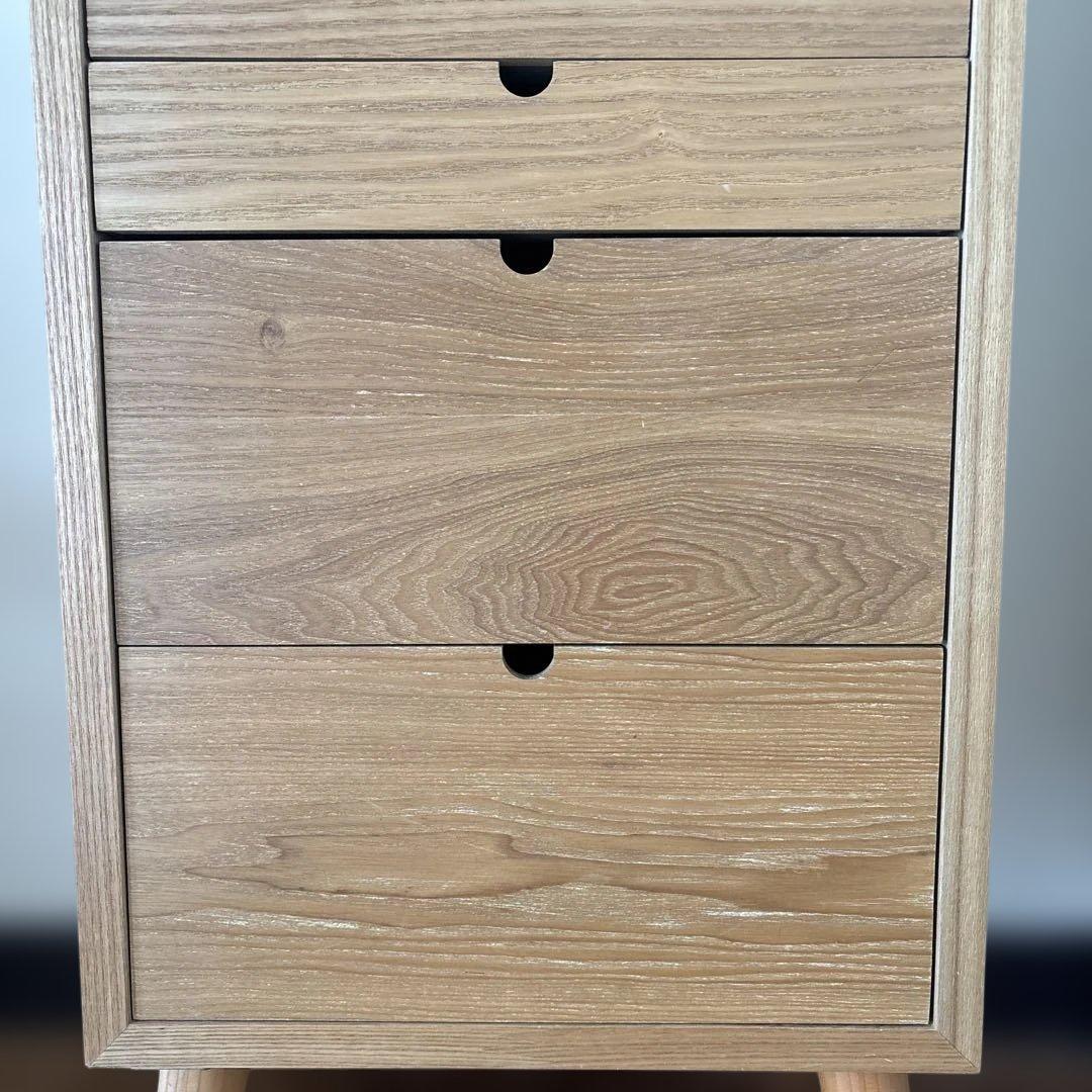 多段 ナチュラル木製 引き出し10段チェスト　ととのうチェスト