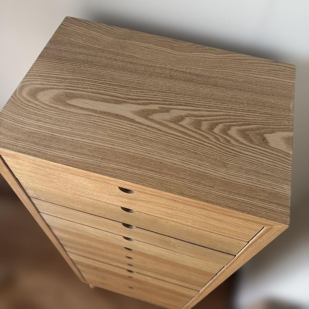 多段 ナチュラル木製 引き出し10段チェスト　ととのうチェスト