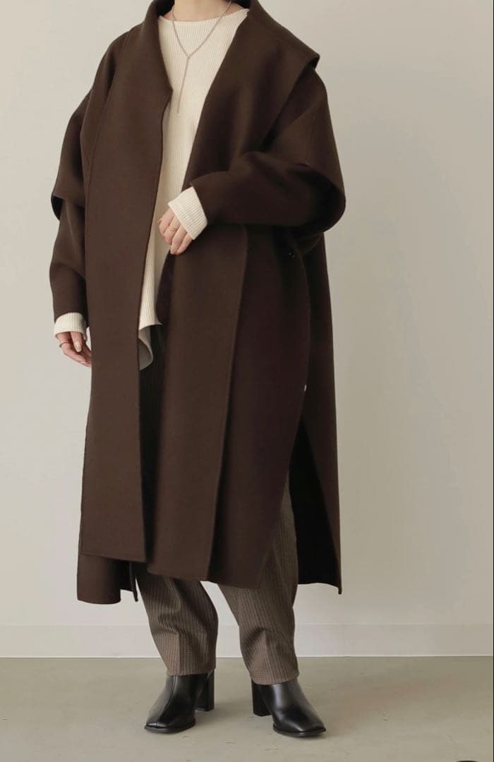 louren ブラウンロングコート