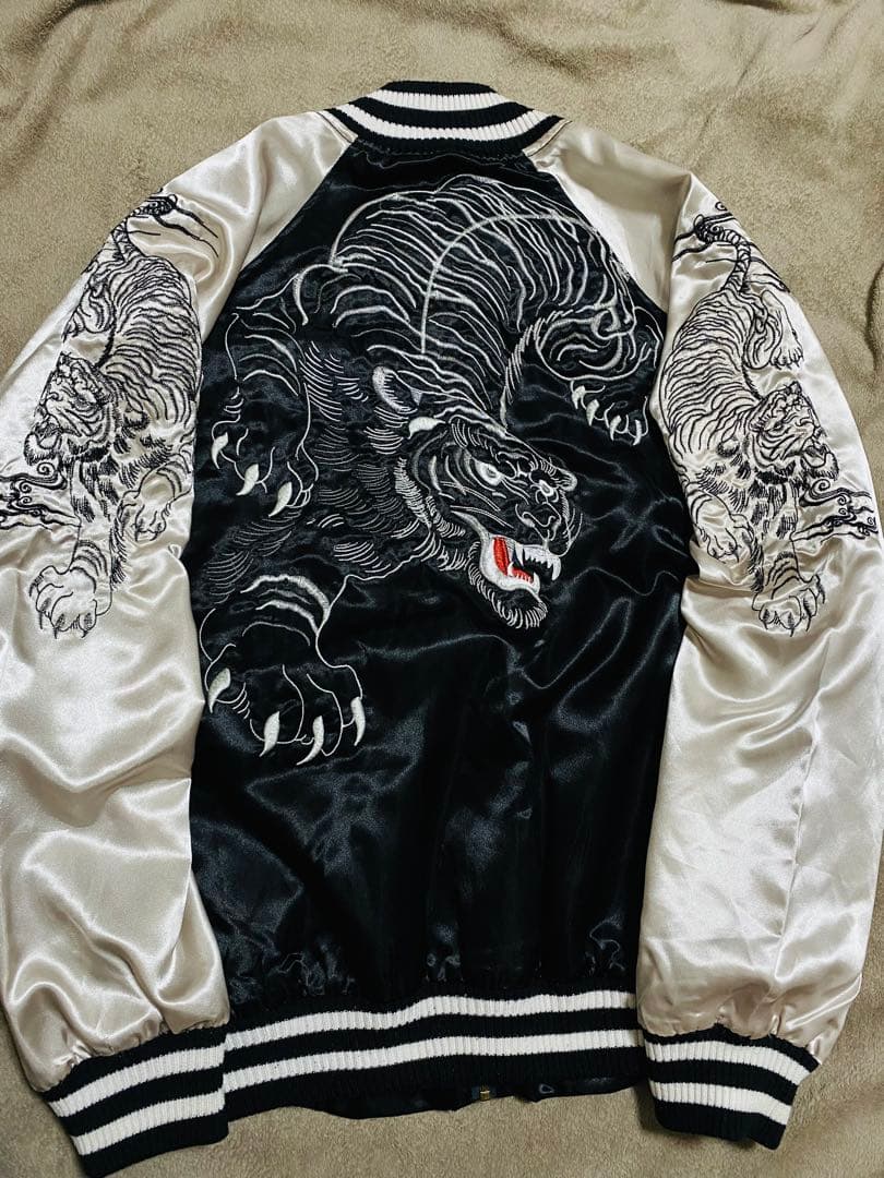 90s vintage studio hiro 虎日本限定 スカジャン サテン