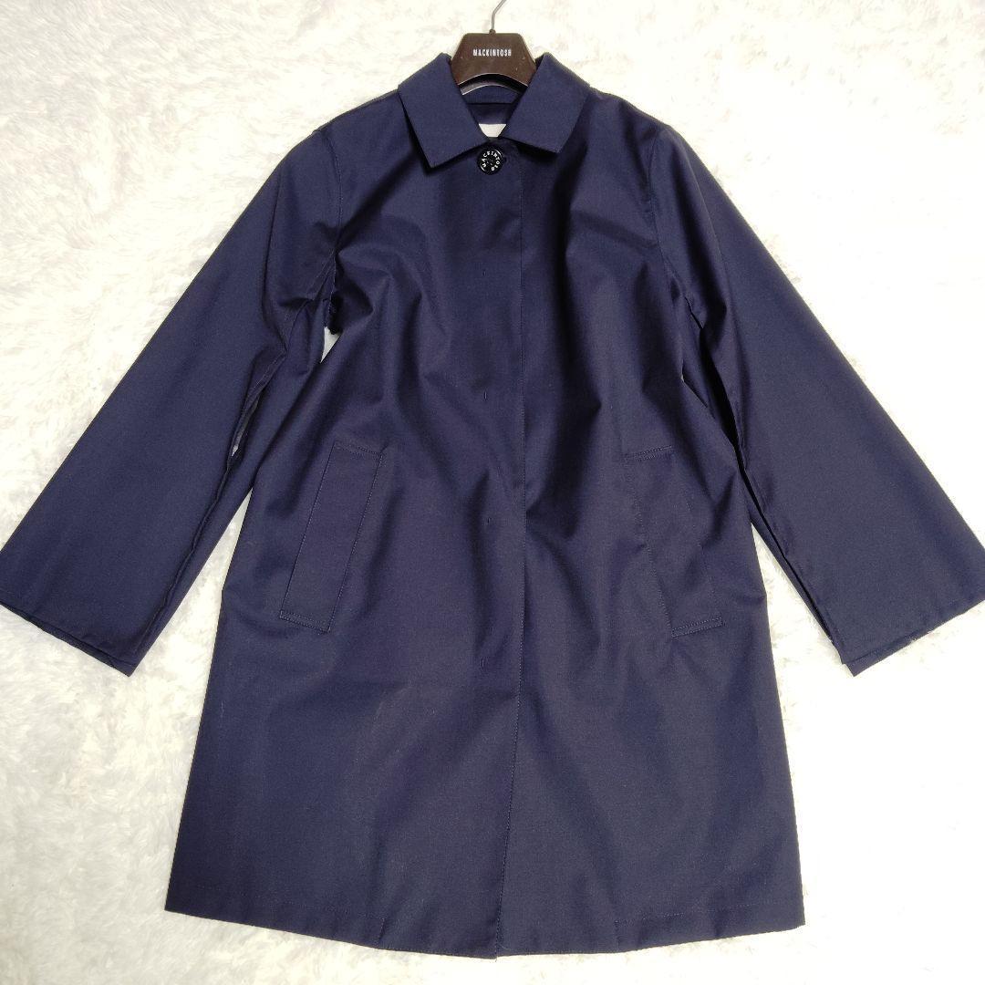 極美品 マッキントッシュ LINTMILL レインコート テック 38 M 紺