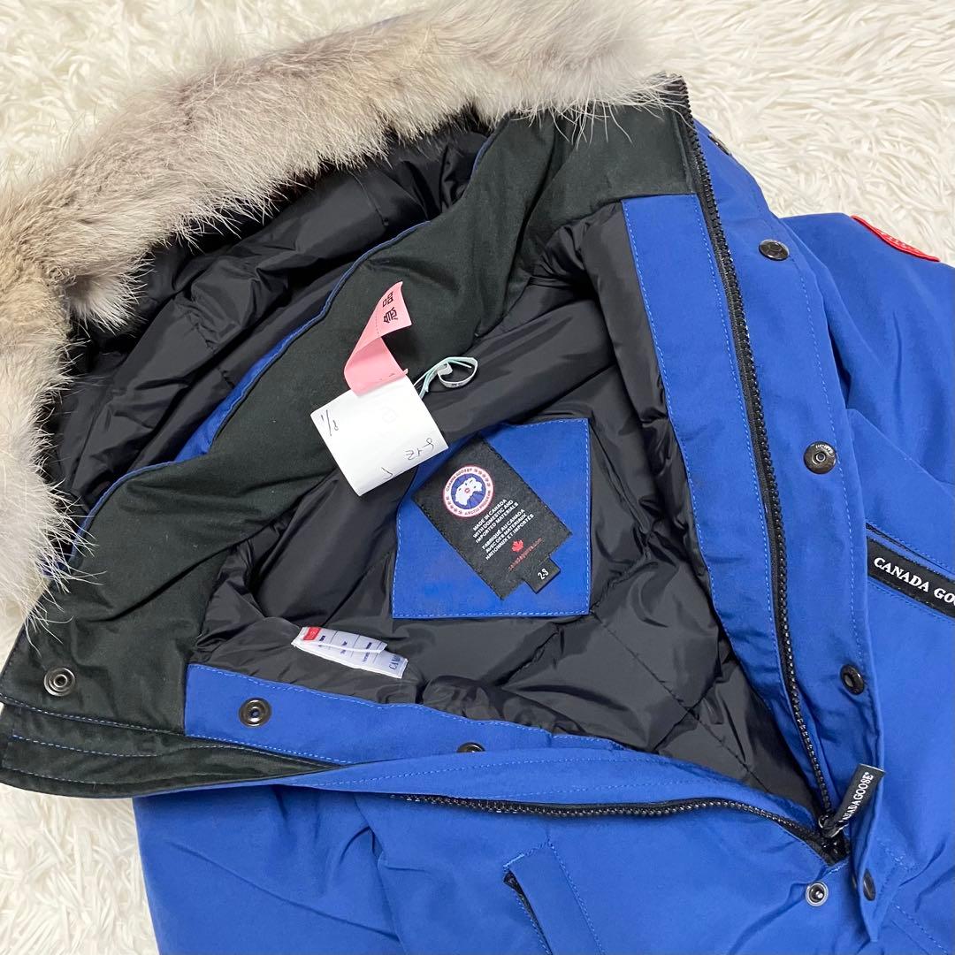   カナダグーススノースーツ キッズ　ブルー正規品