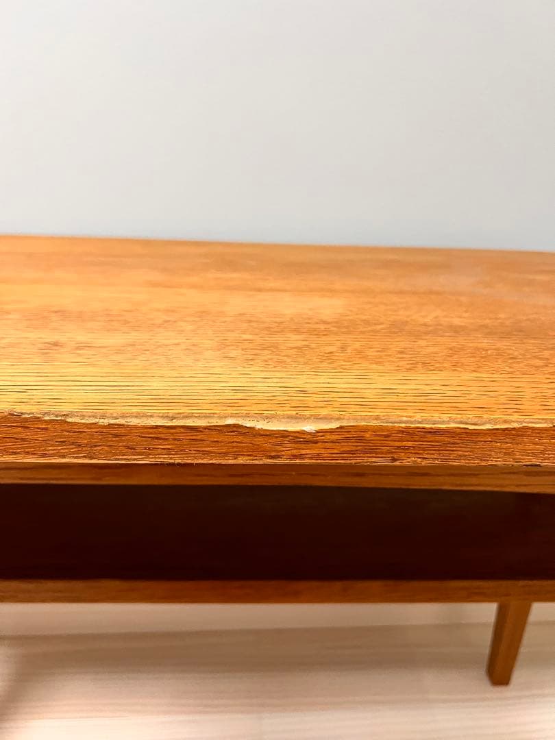 木製カフェテーブル 下棚付き　Unico  クルト