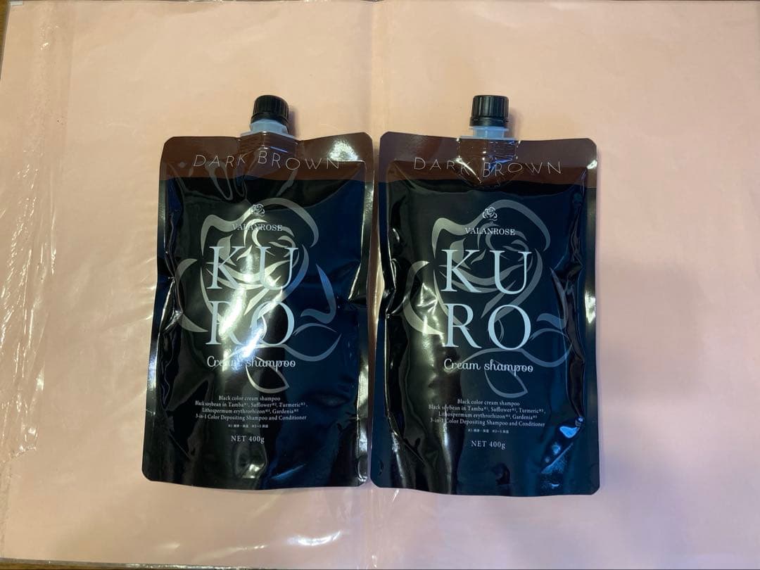 kuroクリームシャンプー ダークブラウン2個