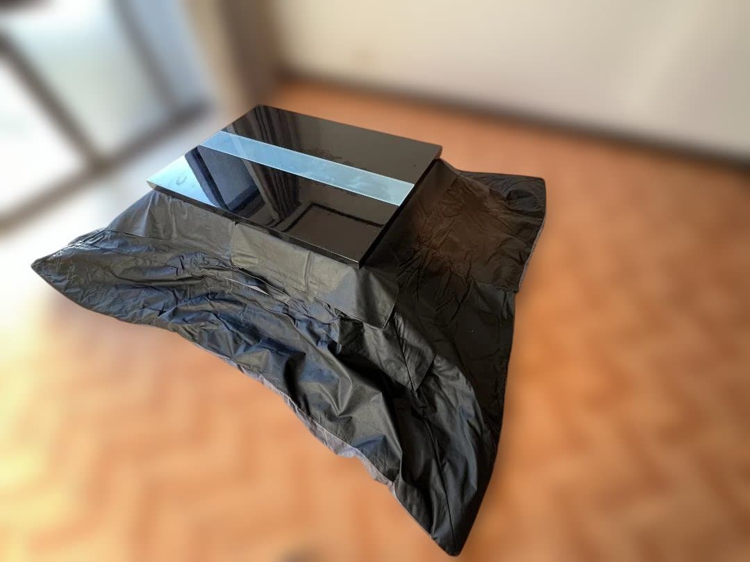 送料込　家具調コタツテーブル 105×75と防水レザーカバー式コタツ布団セット