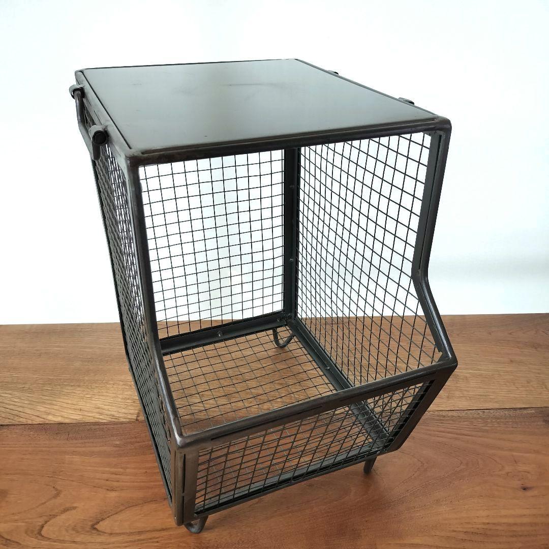 LIFE FURNITURE MESH BOX & TABLE マガジンラック